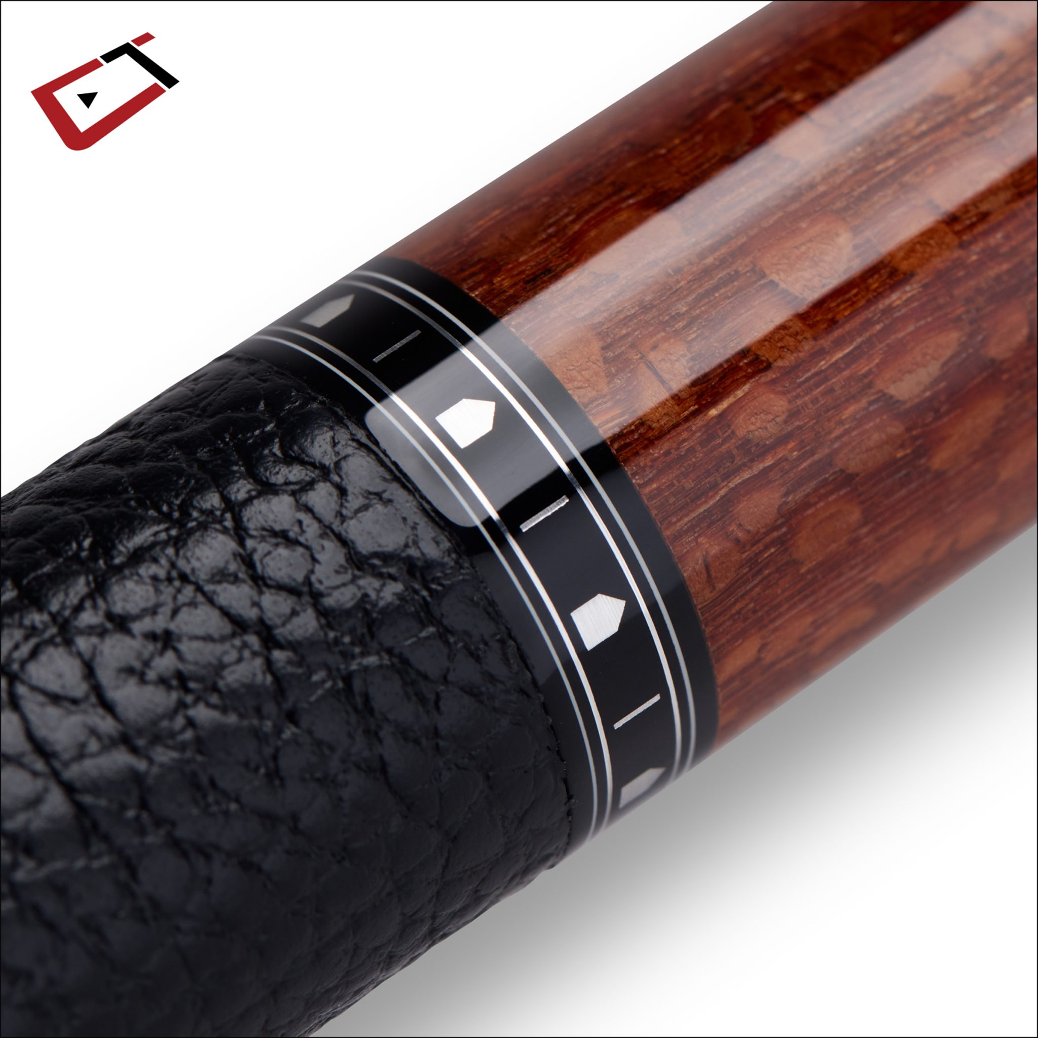 CUETEC CYNERGY TRUEWOOD LEOPARD II POOL CUE LEATHER WRAP with 12.5mm Shaft The Billiard Store