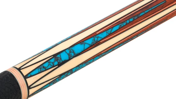 Predator Virtuoso Cocobolo/Maple/Turquoise Pool Cue - Image 3