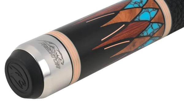 Predator Virtuoso Curly Maple/Thuya/Turquoise Pool Cue - Image 4