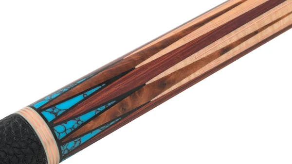 Predator Virtuoso Curly Maple/Thuya/Turquoise Pool Cue - Image 2