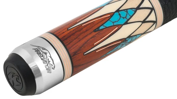 Predator Virtuoso Cocobolo/Maple/Turquoise Pool Cue - Image 5