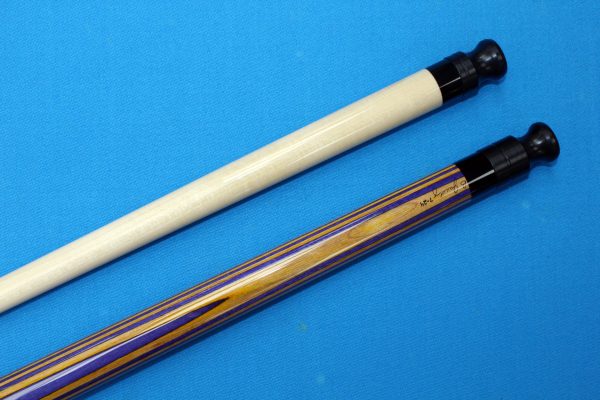 Jacoby Elements Purple/Yellow 0824-182 Pool Cue - Image 3