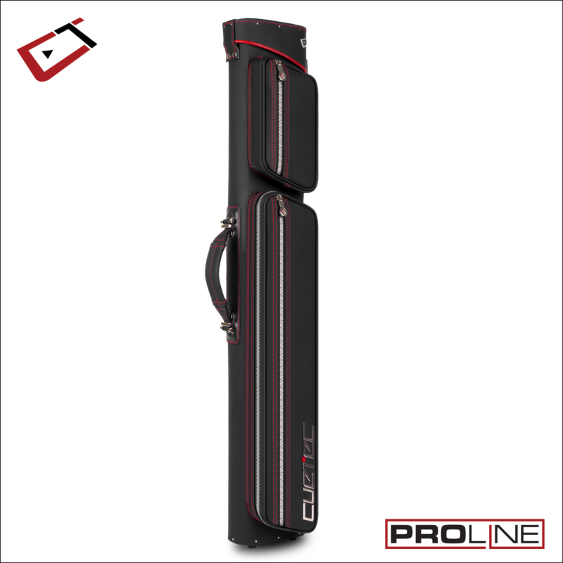 Cuetec Pro Line black 3 by 5 hard cue case