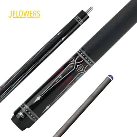 JFLOWERS Valen Prime black and red maple pool cue